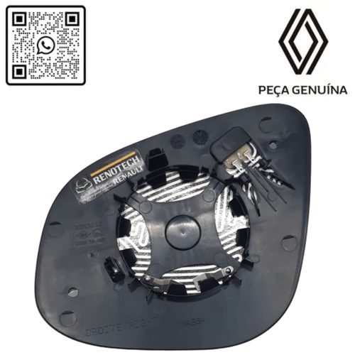 RN 56392R 963656392R LENTE DO RETROV. DIR. KANGOO ELETRICA 22... - 2